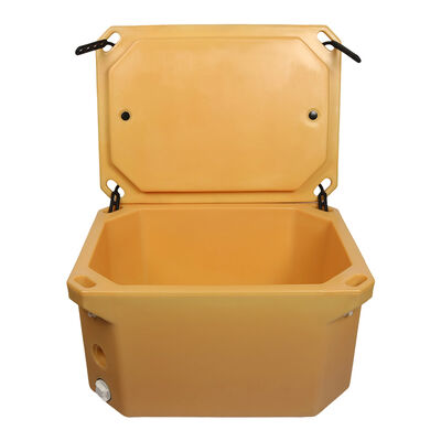 Rotomolded Cooler Box with High Density PU Foam, Folk Lift Feet, and Ice Detention Time 3 to 5 Days for Seafood Processing