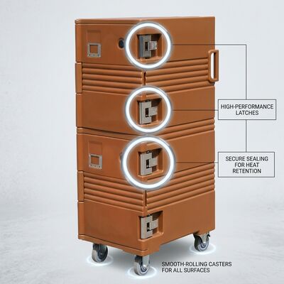 フードパンウォーマーおよびクーラー 55L デュアルモード熱電絶縁キャリア アクティブ温度制御 DC