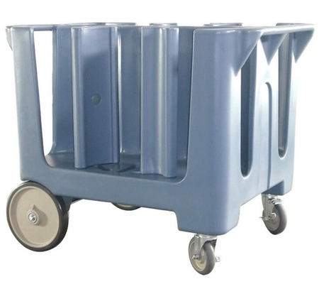 Rotomoldedの調節可能な皿の容器のブレーキが付いている大きいAwivelの足車