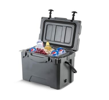 プラスチック25L Rotoはアイス ボックスの屋外の釣り道具の冷蔵庫を形成した