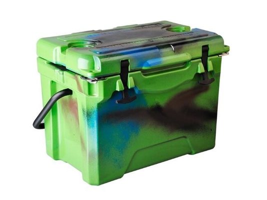 プラスチック25L Rotoはアイス ボックスの屋外の釣り道具の冷蔵庫を形成した