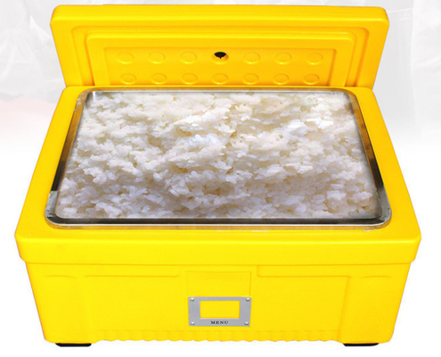 PE 40L Rotomoldedの熱の輸送の箱によって絶縁される食品容器