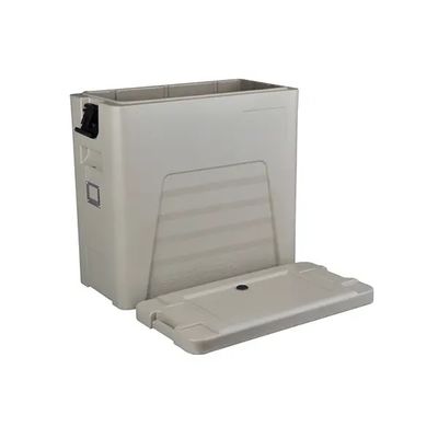 CE 承認 110L ナイロンハンドル熱食品輸送容器取り外し可能な蓋 4 輪ケータリングボックス