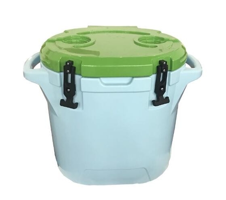 25L Rotomoldedの氷のクーラー、屋外のキャンプの円形のより涼しい箱
