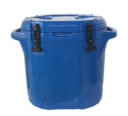 25L Rotomoldedの氷のクーラー、屋外のキャンプの円形のより涼しい箱