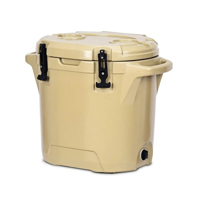 25L Rotomoldedの氷のクーラー、屋外のキャンプの円形のより涼しい箱