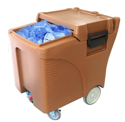 食品等級LLDPE 125Lの車輪の商業氷の容器