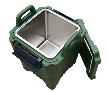 軍40Lは中SSが付いているスープ キャリアの積み重ね可能な正方形を絶縁した