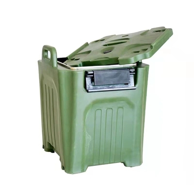 45L軍の絶縁された食品容器、車輪が付いている絶縁されたスープ キャリア