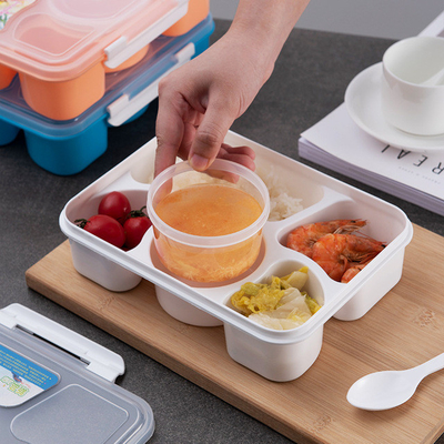 1170mlスープ水コップが付いている再使用可能なプラスチック昼食の容器