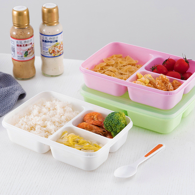 Eco子供のための友好的なBPA自由なPPプラスチックBentoのお弁当箱