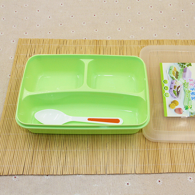 子供の再使用可能なプラスチック昼食の容器、BPA自由なBentoのお弁当箱
