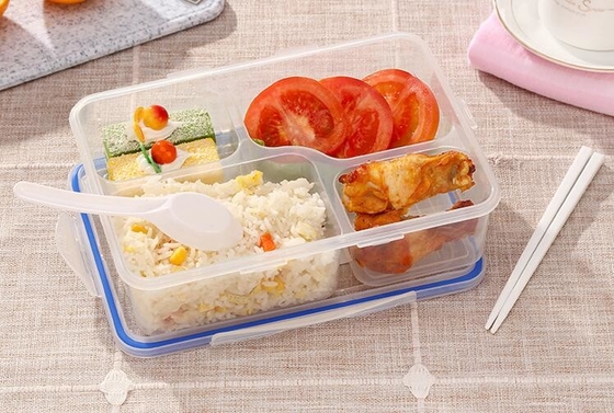 食品等級PPの再使用可能なプラスチック昼食の容器のライト級選手の携帯用かわいいディバイダー