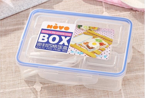 食品等級PPの再使用可能なプラスチック昼食の容器のライト級選手の携帯用かわいいディバイダー