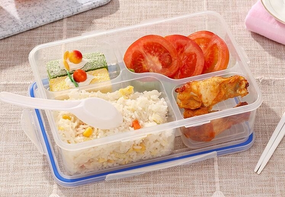 食品等級PPの再使用可能なプラスチック昼食の容器のライト級選手の携帯用かわいいディバイダー