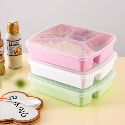 1280ml再使用可能なBentoのお弁当箱4コンパートメント